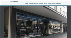 Desktop Screenshot of kunick.de